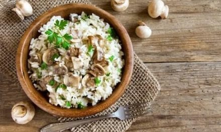 Instant pot mushroom risotto