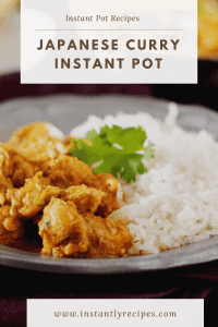 JAPANESE CURRY INSTANT POT - Instantly Recipes