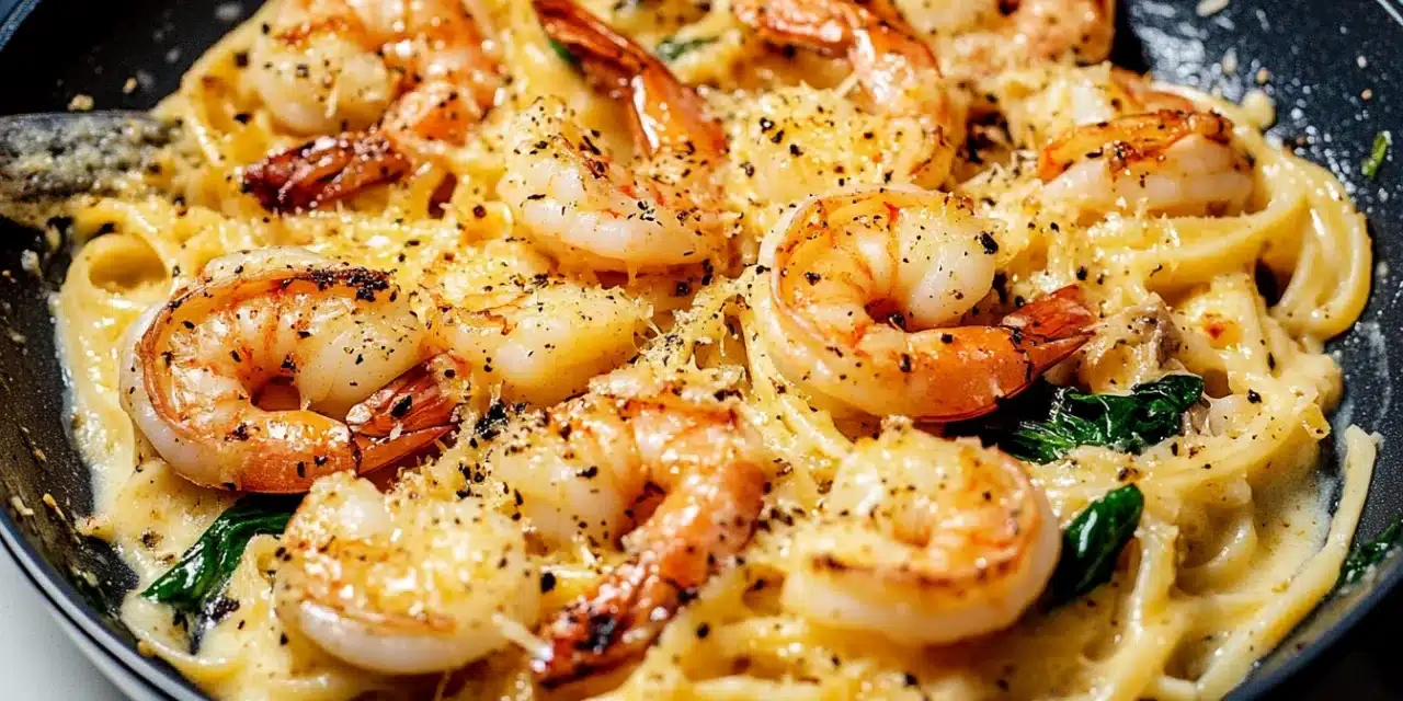 15-Minute Garlic Butter Shrimp Pasta | Quick & Easy Dinner