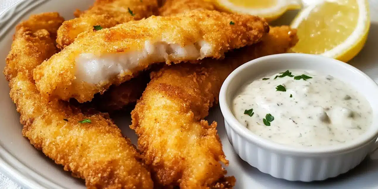 Crispy Fried Catfish & Homemade Tartar Sauce