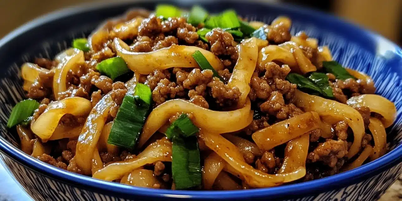 Mongolian Ground Beef Noodles: Spice Up Your Weeknight Dinner!