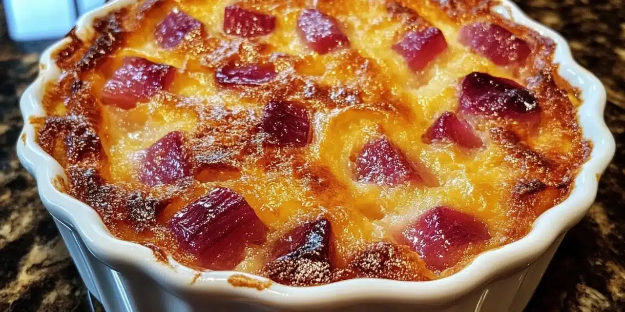 Baked Sticky Rhubarb Pudding Recipe: Sweet Comfort Meets Rustic Charm!