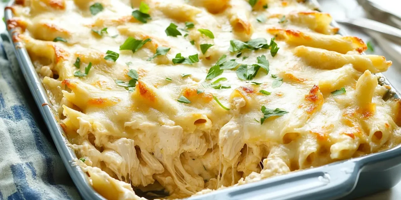Chicken Alfredo Bake: Creamy Comfort Food That Melts Hearts