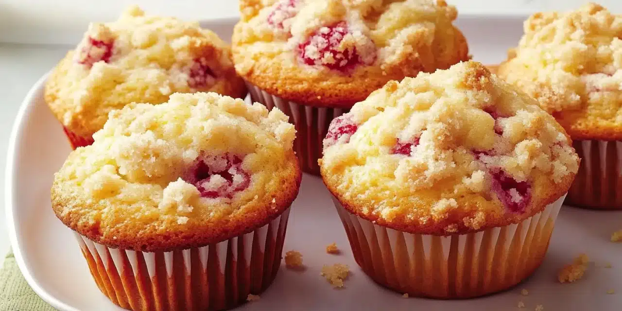 Lemon Raspberry Streusel Muffins Recipe: Sunshine in Every Bite!