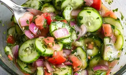 Marinated Cucumbers, Onions & Tomatoes: A Refreshing Summer Salad Hack