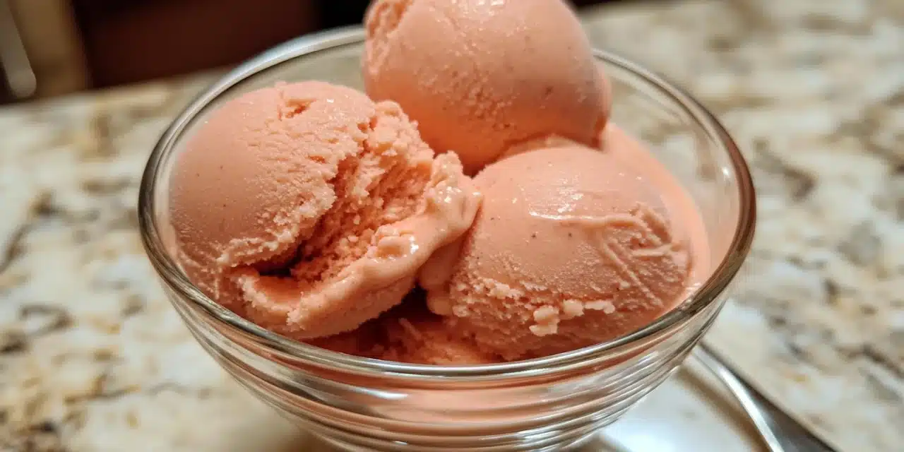 No Churn Peach Sorbet Recipe: Melt-in-Your-Mouth Summer Bliss