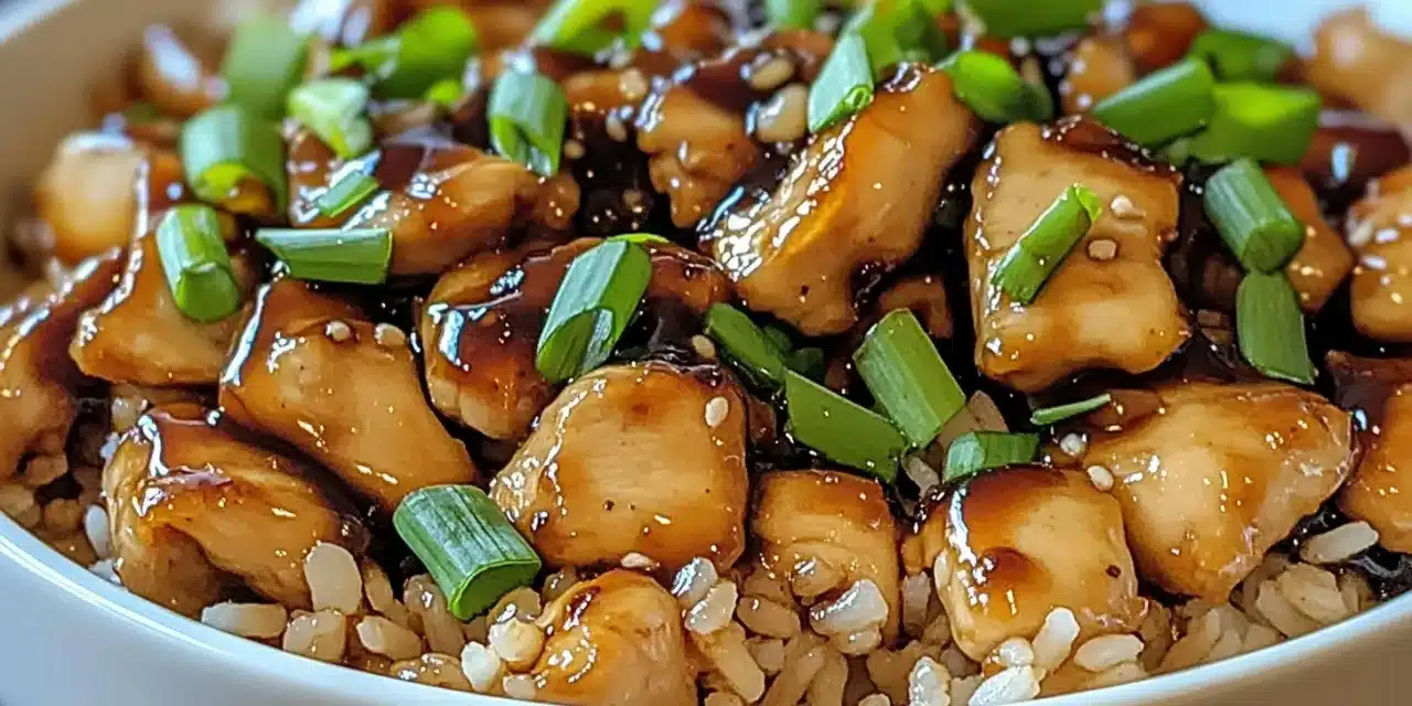 One-Pan Honey BBQ Chicken Rice: Dinner Magic in Minutes!