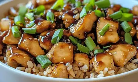 One-Pan Honey BBQ Chicken Rice: Dinner Magic in Minutes!