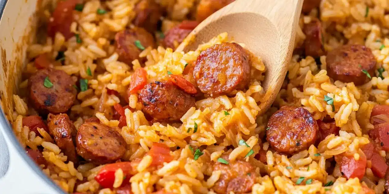 One Pot Sausage And Rice: Your Weeknight Dinner Hero!