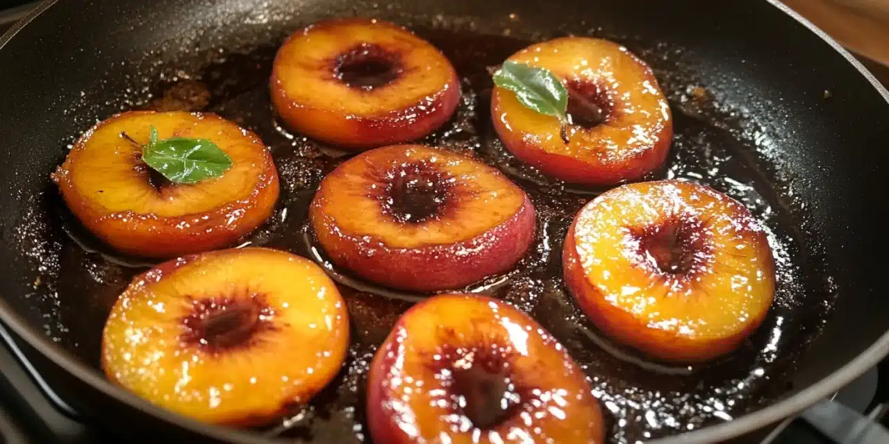 Pan Fried Peaches Recipe: Summer’s Sweetest Dessert Hack!