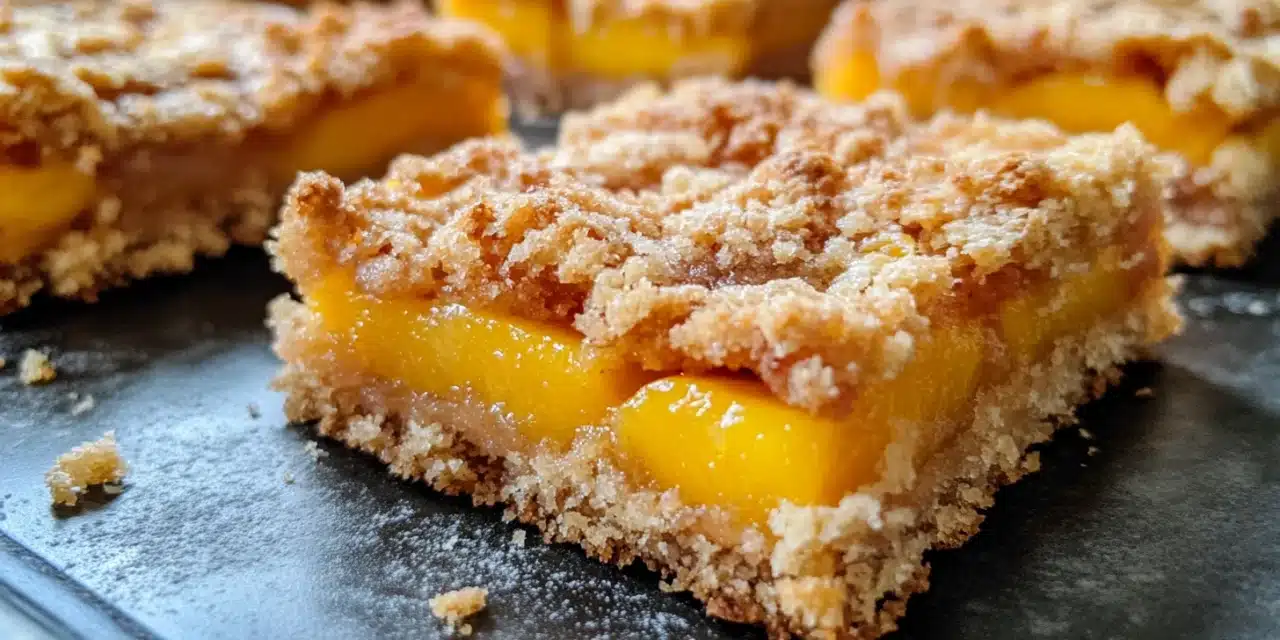 Summer Peach Bars Recipe: Melt-in-Your-Mouth Sunshine Treat!