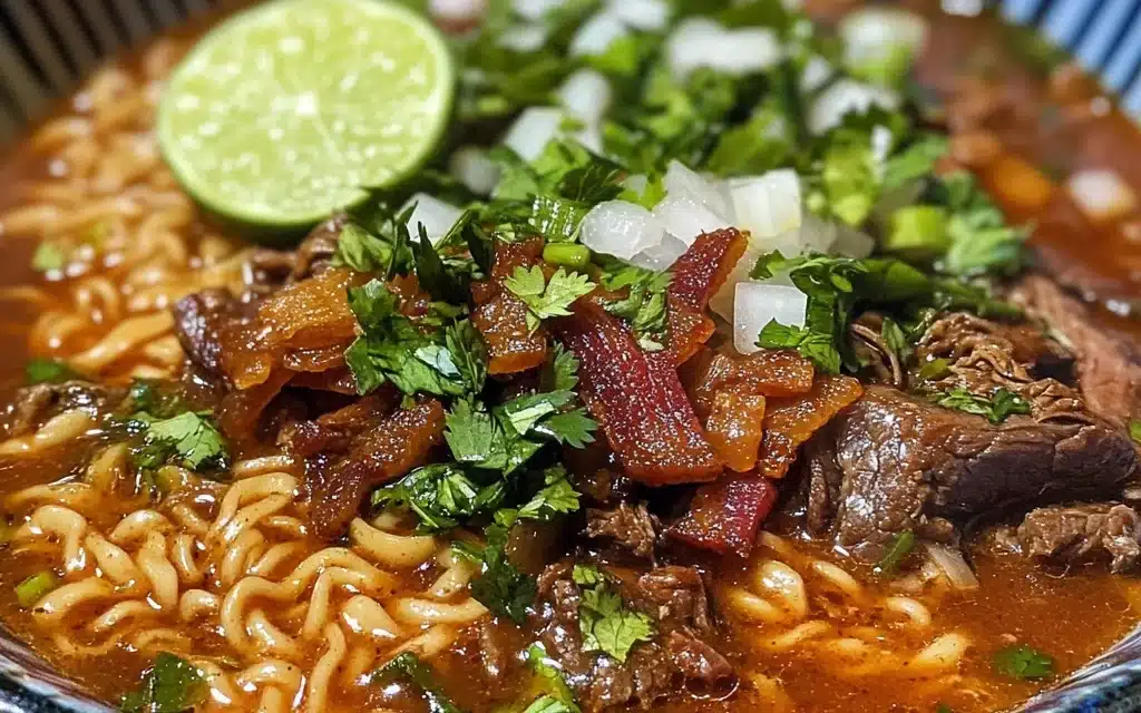 Bacon Birria Ramen Supreme: Comfort Food Revolution Unleashed!
