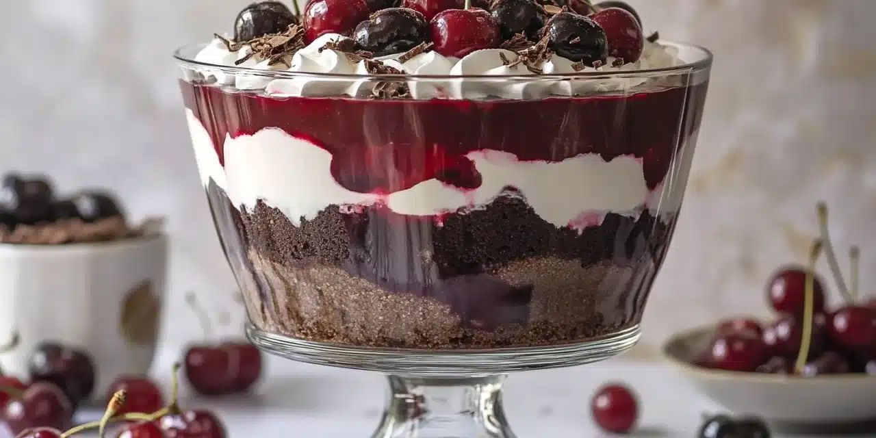 Black Forest Cherry Trifle Recipe: Dessert Magic in Minutes!