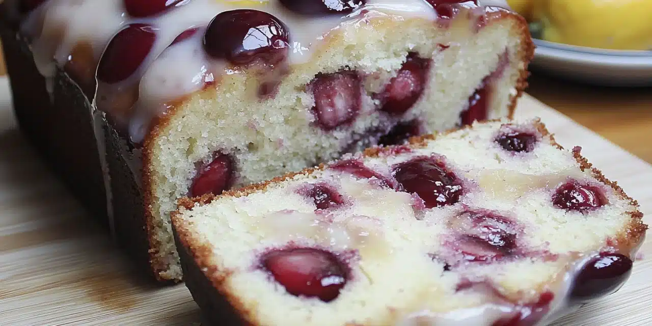 Cherry Lemon Pound Cake Recipe: Zesty Sunshine in Every Slice!