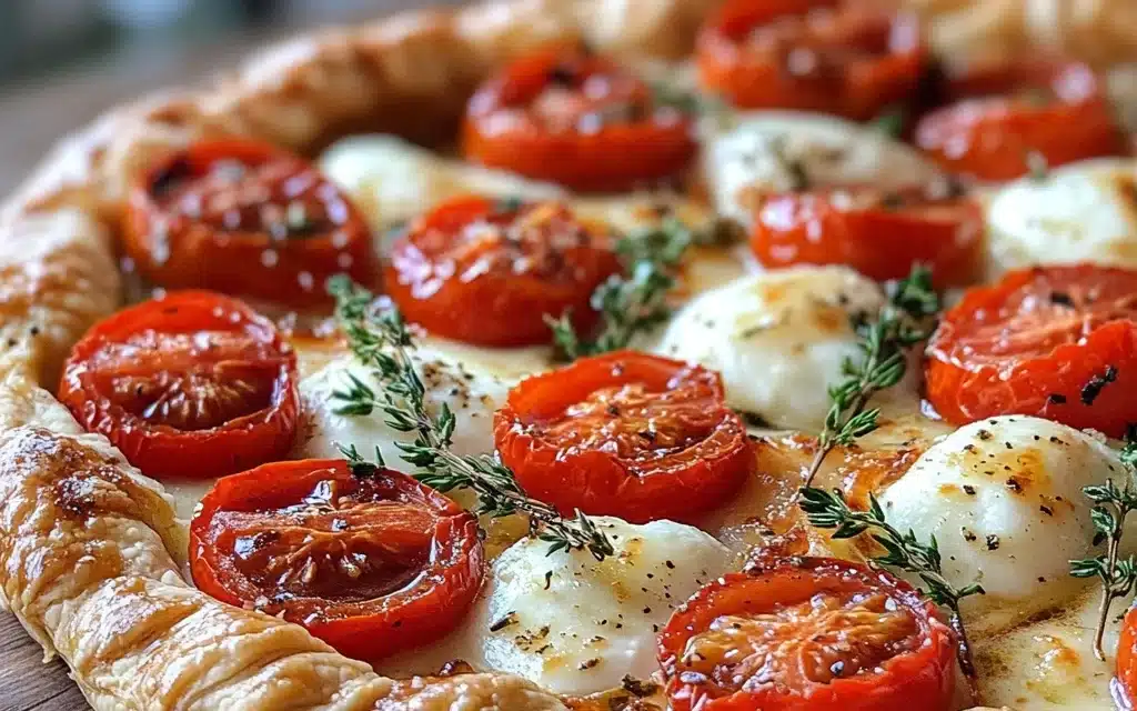 Cherry Tomato and Mozzarella Galette: Summer’s Most Irresistible Rustic Treat