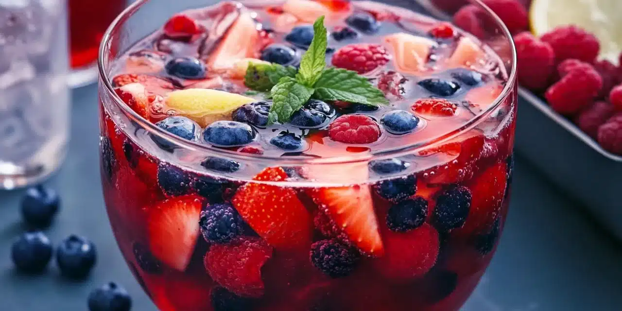 Father’s Day Berry Punch Recipe: Cheers to Dad’s Ultimate Summer Sip!