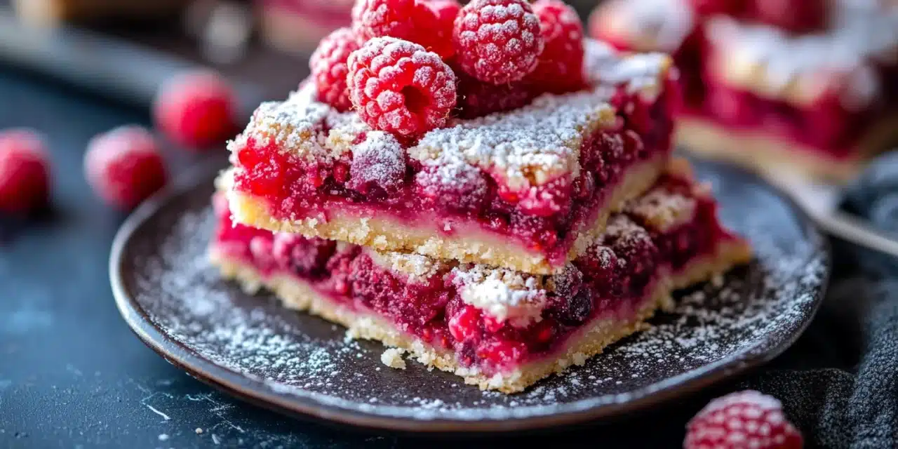 Five-Ingredient Raspberry Bars Recipe: Quick Dessert Magic!