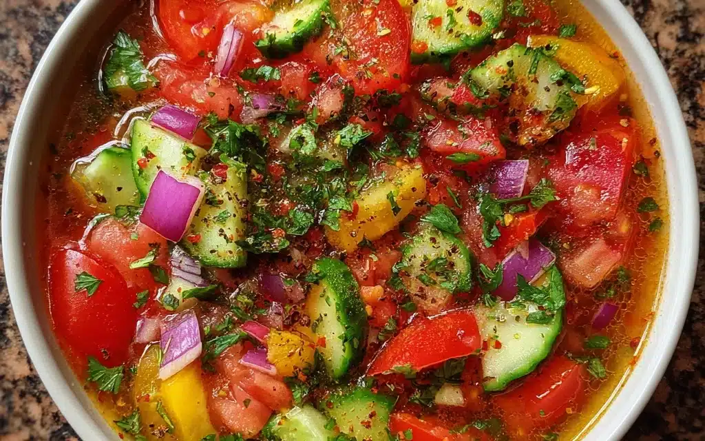 Gazpacho with Garden Vegetables: Fresh Summer Cooldown Magic!
