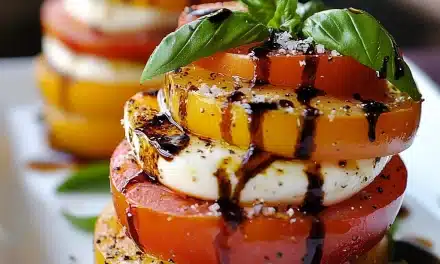 Heirloom Tomato Caprese Towers: Impress Guests in Minutes!