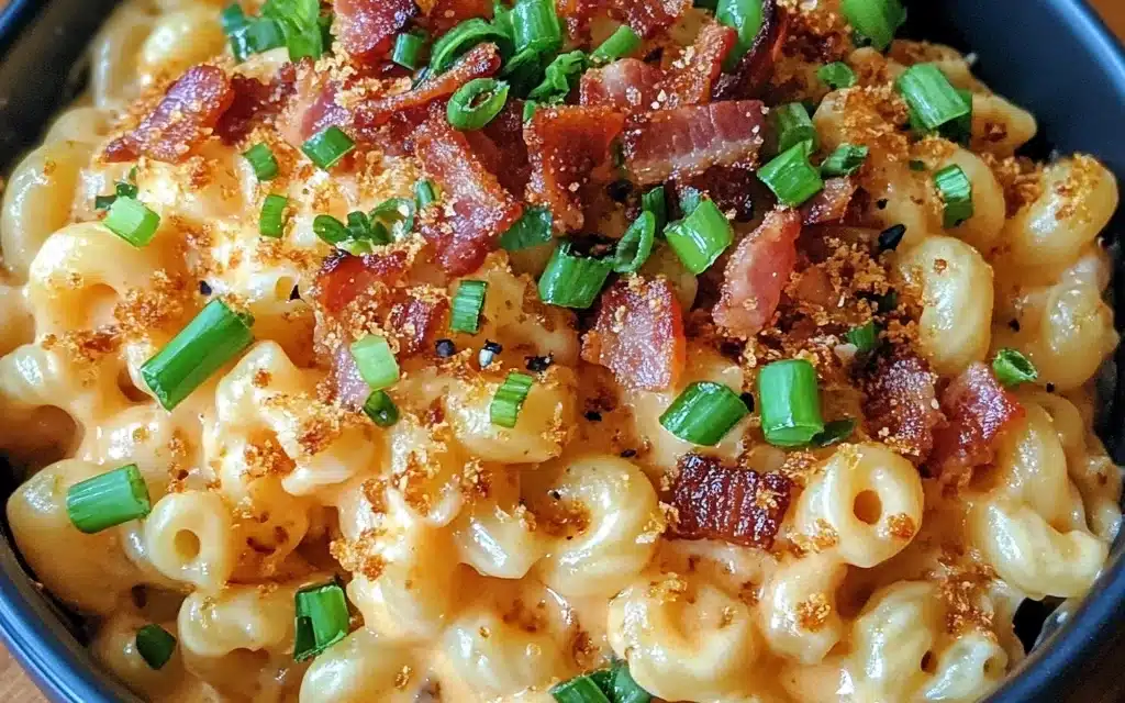 Loaded Gochujang Bacon Mac & Cheese Explosion: Spice Up Your Comfort Food Game!