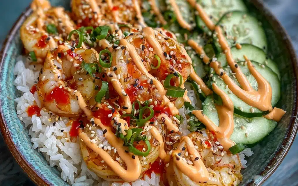 Shrimp Rice Bowls with Spicy Mayo: A Delicious 30-Minute Meal