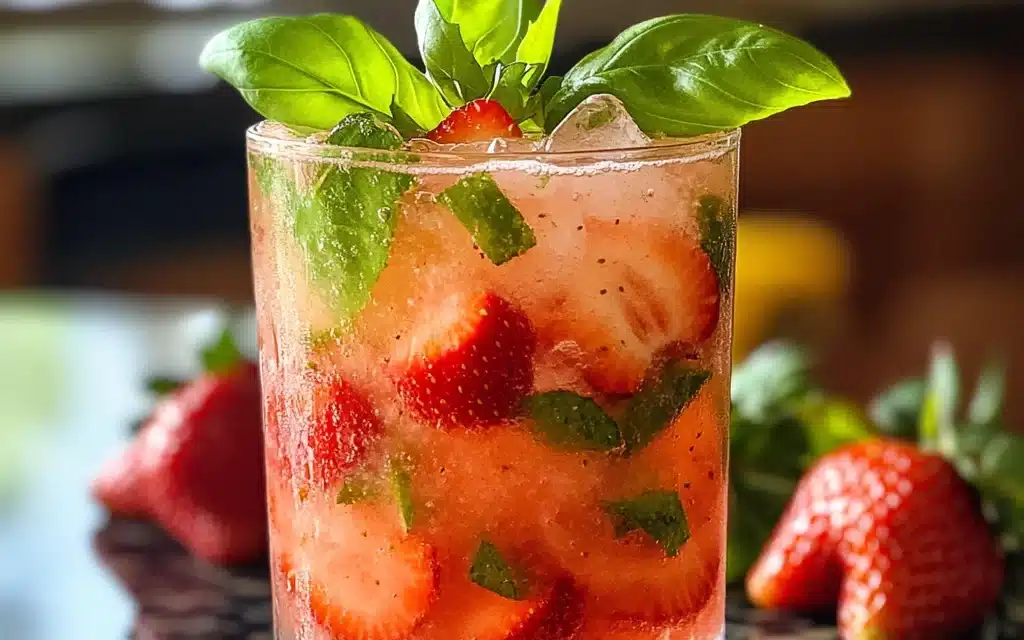 Strawberry Basil Agua Fresca: Refresh Your Summer in One Sip!