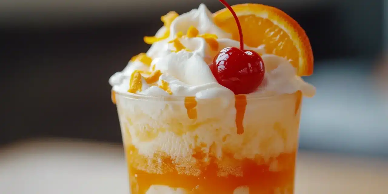 Sunset Orange Cream Float Recipe: Creamy Summer Bliss in a Glass!