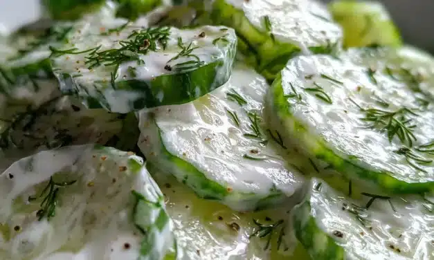 Creamy Cucumber Recipe: A Mouthwatering 5-Minute Delight