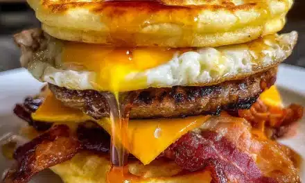 Maple Bacon Pancake Burger: A Delightful Breakfast Fusion