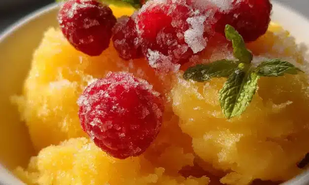 Sorbet Recipe: Quick and Delicious Homemade Treat