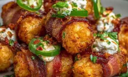 Spicy Bacon-Wrapped Jalapeño Tots – A Crowd-Pleasing Appetizer