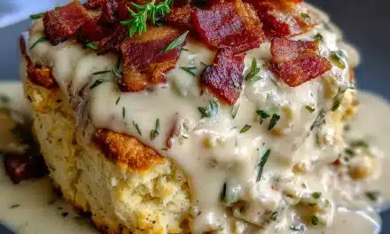 Bacon Biscuit and Gravy Volcano: A Delightful Breakfast Masterpiece