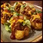 Bacon Cheeseburger Tater Tot Cones