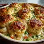 Cheddar Bay Biscuit Seafood Pot Pie