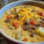 Cheeseburger Soup Recipe