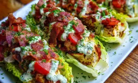 Chicken Bacon Ranch Lettuce Boats – An Unforgettable Family-Style Meal