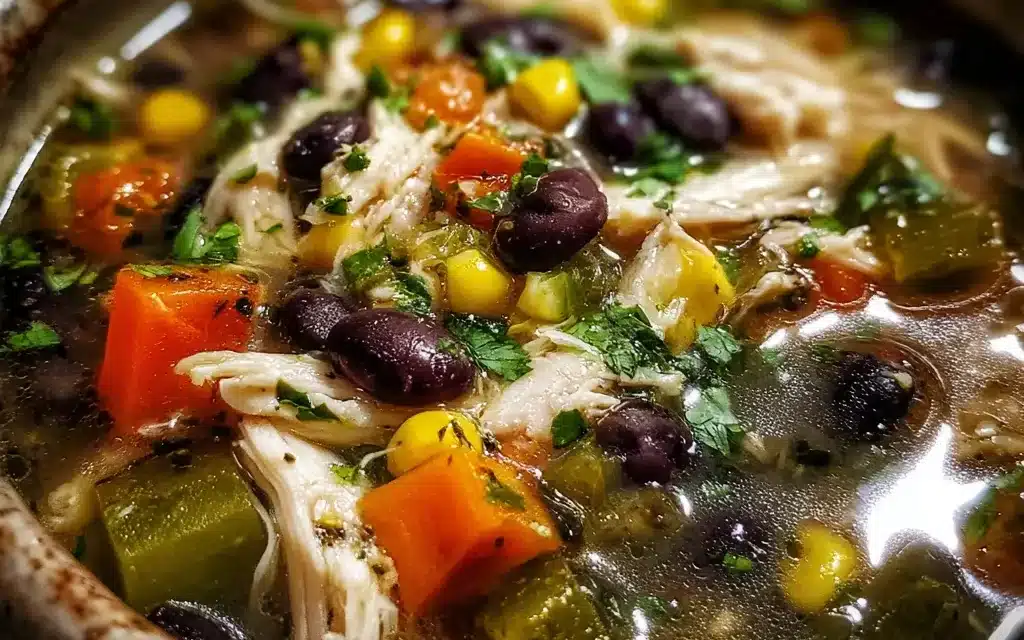 Chicken Soup with Poblanos and Black Beans: An Authentic, Comforting Classic