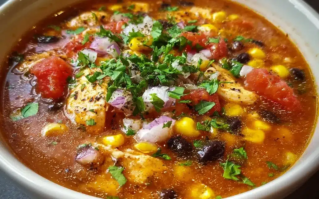 Chicken Taco Soup: A Comforting and Easy-to-Make Classic