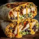 Chipotle Ranch Grilled Chicken Burrito