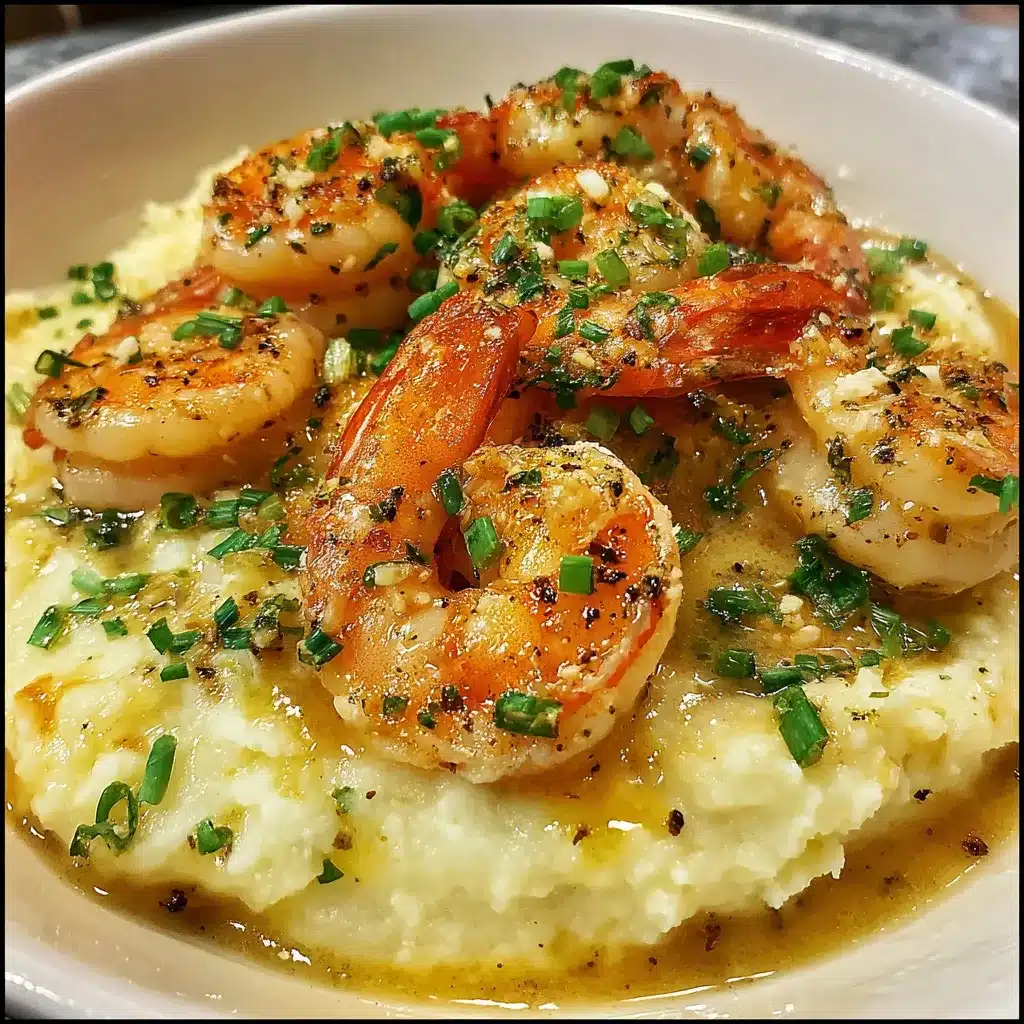 Creamy Garlic Shrimp Over Mashed Potatoes – A Delicious 30-Minute Meal ...