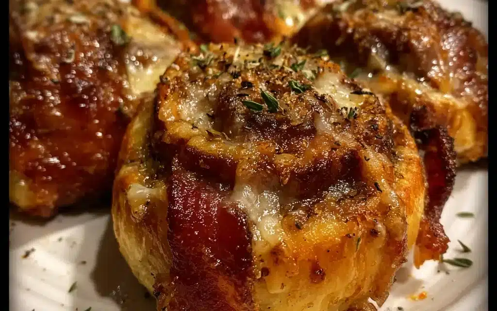 Garlic Butter Bacon Cheeseburger Rollups – A Tasty 30-Minute Classic