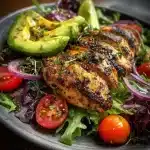 Grilled Chicken Avocado Salad