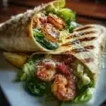 Grilled Shrimp Caesar Wraps