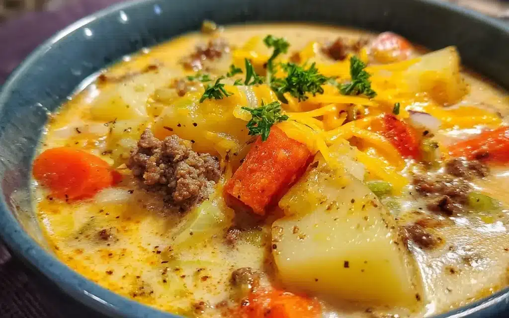 Hamburger Potato Soup: An Effortless Comfort Classic