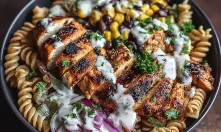 High Protein BBQ Chicken Pasta Salad – A Mouthwatering 10-Minute Meal
