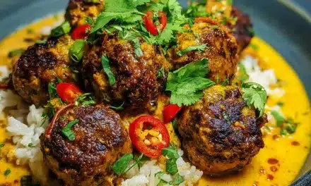 Jerk Meatballs In Coconut Curry Sauce: A Delightful Fusion of Flavors