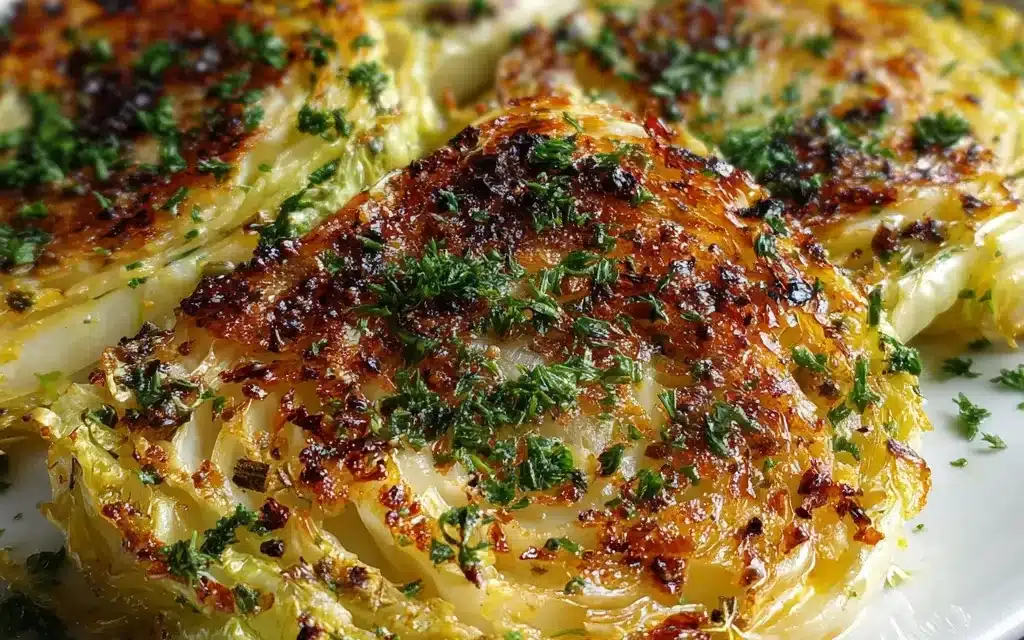 Oven Roasted Garlic Cabbage Steaks: A Mouthwatering 30-Minute Masterpiece