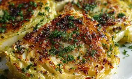 Oven Roasted Garlic Cabbage Steaks: A Mouthwatering 30-Minute Masterpiece