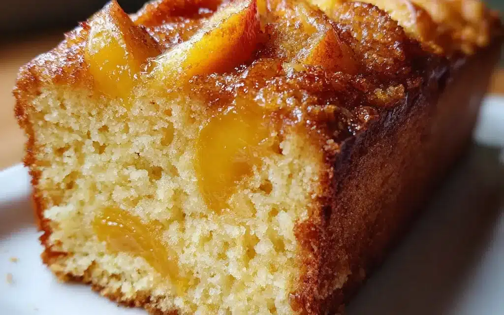 Peach Cobbler Pound Cake: A Comforting Homemade Treat