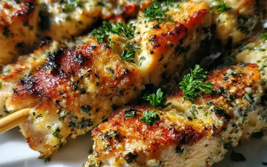 Ranch Garlic Parmesan Chicken Skewers: A Quick and Flavorful Delight